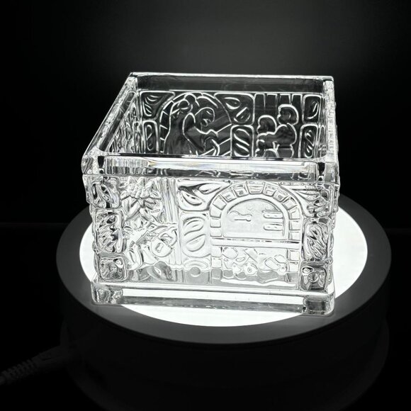 Vintage Goebel Germany Lead Crystal "Hansel & Gretel" Gingerbread House Candy - Picture 10 of 12